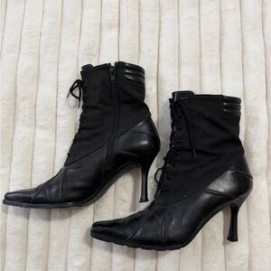 Stuart Weitzman Black Heeled Boots